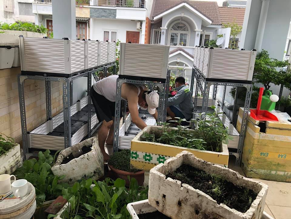 Một vườn rau sạch vừa mới hoàn thành đây cả nhà ơi! Một vườn rau sạch vừa mới hoàn thành đây cả nhà ơi!