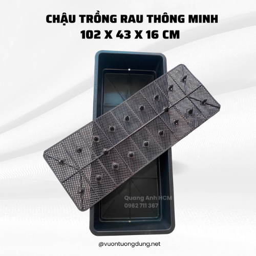 CHẬU TRỒNG CÂY GIÁ RẺ DÀI 1 MÉT TẠI TP. HCM