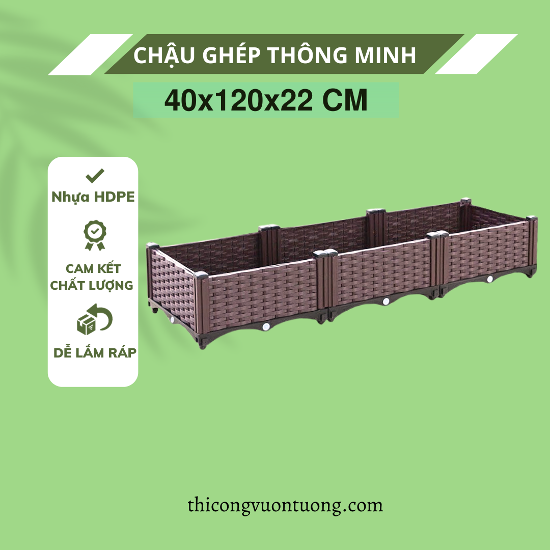 Chậu Trồng Rau Thông Minh Màu Nâu - Đa Dạng Kích Thước Dễ Sử Dụng Chậu Trồng Rau Thông Minh Màu Nâu - Đa Dạng Kích Thước Dễ Sử Dụng