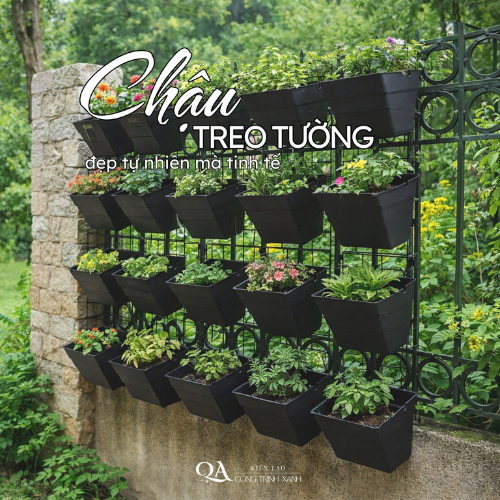 Hướng Dẫn Lắp Chậu Treo Tường Cho Hàng Rào, Cửa Sắt Siêu Dễ Ai Cũng Làm Được