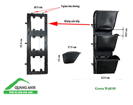 Modul vườn tường - Garden wall05 sản phẩm mới Modul vườn tường - Garden wall05 sản phẩm mới
