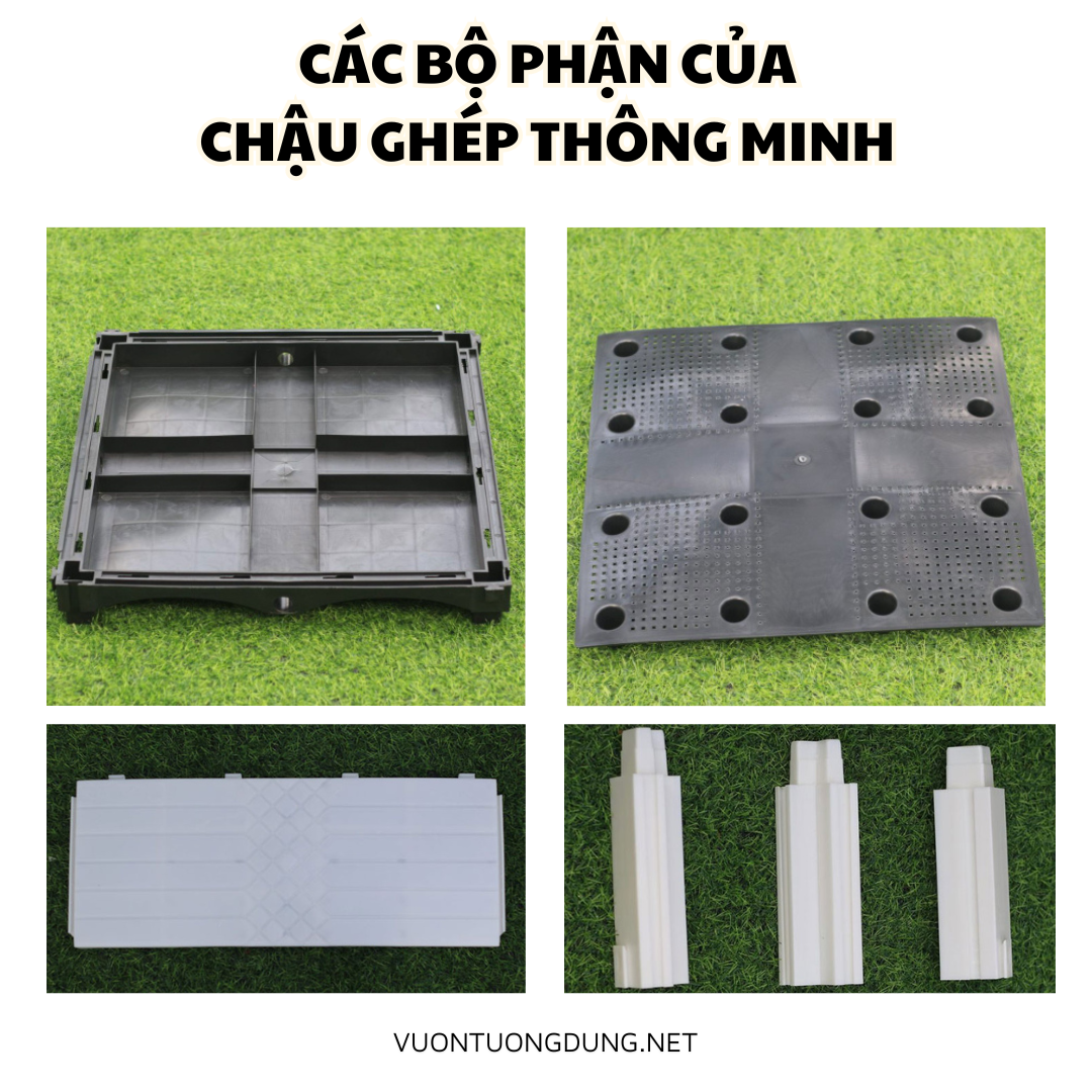 Mua Phụ Kiện Chậu Ghép Thông Minh Trồng Rau Tại TPHCM