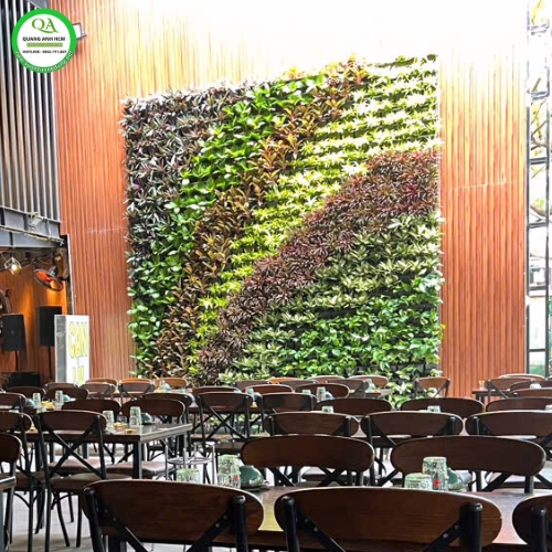 Trang Trí Vườn Tường Đứng Cho Nhà Hàng Đẹp - Sang - Mát Mắt Trang Trí Vườn Tường Đứng Cho Nhà Hàng Đẹp - Sang - Mát Mắt